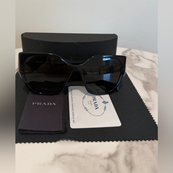 Prada Black Cat-Eye Sunglasses - Picture 2 of 8